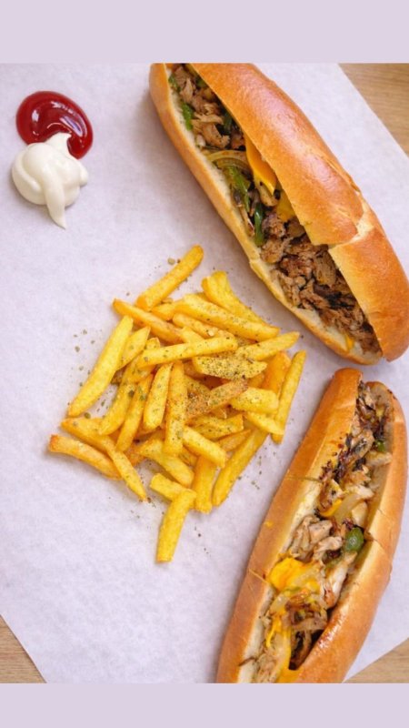 ساندويشات ساخنة النباتية